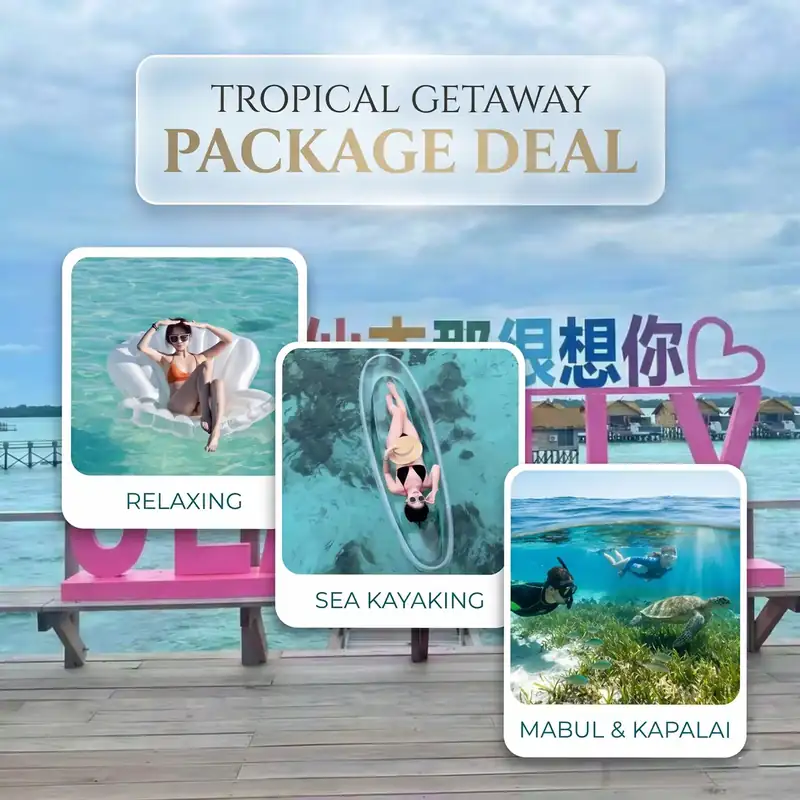 Multi-day Jelly Sea resort packages including island excursions Jelly Sea Resort